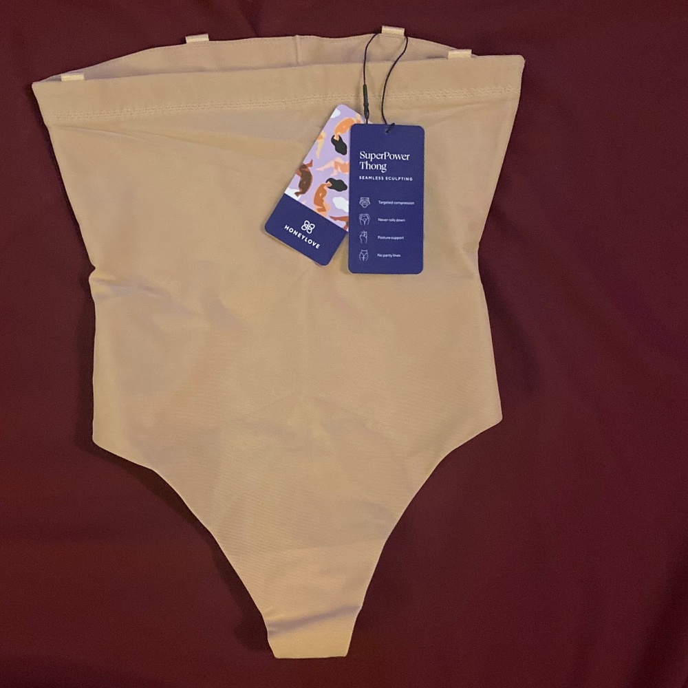 HONEYLOVE SuperPower High-Waist Thong Shaper - Nude